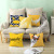 2022 Amazon Hot Household Goods Pineapple Leaf Yellow Pillow Cover Printed Nordic Style Sofa Cushion Cover