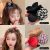 Korean Style Thick Seamless Nylon Towel Ring Headband High Elasticity All-Match Hairband for Tying up Hair [20 Cans]]
