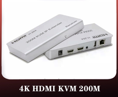 HDMI KVM Extender 200 M USB with Key Mouse 4K HD KVM Transmitter Amplifier