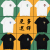 2022 Qatar World Cup Peripheral Germany France Brazil Short Sleeve T-shirt Training Clothes T-shirt Half Sleeve Jersey