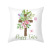 Amazon Cross-Border Easter Pillow Cover Peach Skin Fabric Watercolor Printing Rabbit Egg Throw Pillowcase Home Cushion Cover