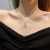 Simple Cold Style Hollow Necklace Female Online Influencer Elegant Metal Cherry Pendant Personality Fashion Trend Clavicle Chain