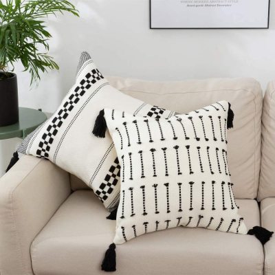 Nordic Couch Pillow Summer Lumbar Pillow Back Cusion Living Room High-End Entry Lux Ins Style Removable and Washable Bedside Cushion Pillow