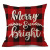 New Christmas Pillow Cover Linen Peach Skin Fabric Sofa Pillow Waist Pillow Cushion Cover Custom Amazon Pillow