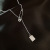 European and American Fashion Cool Hip Hop Clavicle Chain Ins Design Sense Fashion Necklace Cold Style Long Pin Pendant