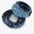 A1034 Denim Rivet Pearl Barrettes Head Buckle Hair-Hoop Headband Two Yuan Store