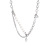 INS Trendy Elegant Personality Pearl Titanium Steel Necklace Women's Hong Kong Style Fashionable All-Match Clavicle Chain Cold Style Lovely Pendant