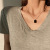 INS Internet Celebrity Design Necklace Women's Korean Dongdaemun Light Luxury Square Plate Cold Style Clavicle Chain Trendy Necklace Sweater Chain