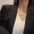INS Cold Style Love Pearl Necklace For Women 2021 New Light Luxury Minority Clavicle Chain Fashion Simple Pendant