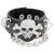 Factory Direct Sales Leather Bracelet Non-Mainstream Punk Rock Hip Hop Exaggerated Skull Leather Bracelet