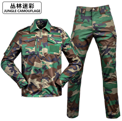 727 Camouflage Suit Tactical Military Training Camouflage Battle Suit