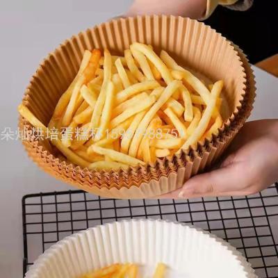 Air Tie Deep-Fried Pot Paper round French Fries Fried Chicken Real Product Greaseproof Cupcake Liners Anti-Oil Paper Pad 16 * 4.5cm