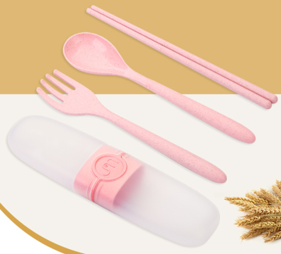 Wheat Straw Tableware Set for Foreign Trade