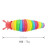 Popular Decompression Rainbow Caterpillar Slug Children's Educational Science and Education Vent Toys