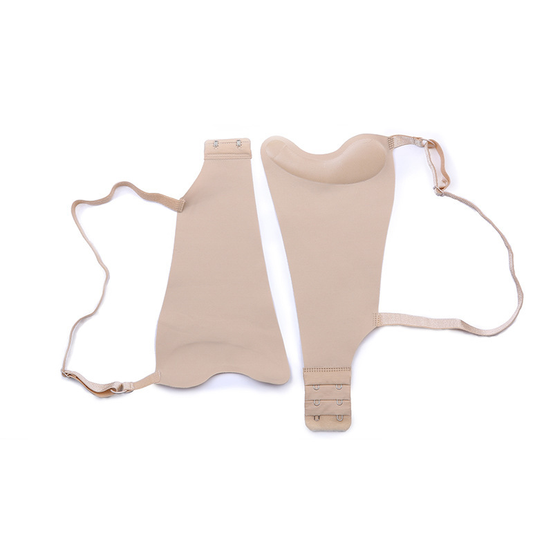 新款婚纱充气垫性感透明侧翼内衣女士小胸聚拢隐形无钢圈文胸罩女