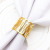 Gold Napkin Rings Hollow Towel Buckle Napkin Holders for Wedding Party Dinner Hotel Table Decor