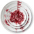 Big Peony Creative Bone Porcelain Plate Set Hand Painted Flower Hotel Steak Plate Factory Direct Deliver