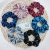 Flannelette Model Large Intestine Ring Five-Pointed Star Fabric Ponytail Hair String Hair Ring