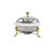 Solid Ceramic Alcohol Stove Stainless Steel Ceramic Crown Stove Buffet Stove Hotel Outdoor Dedicated