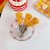 Super Cute Cheese Internet Hot New Knife and Fork Ins Cute Breakfast Tableware Sauce Butter Cake Bread Dessert Small Fork