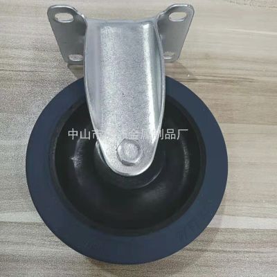 Manufacturer's High-Quality Mute Super Wear-Resistant Blue Conductive Anti-Static Fixed Casters