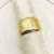 Hotel Tableware Decoration Golden Flower-Shaped Napkin Ring Napkin Ring Napkin Ring Napkin Ring Metal Tissue Ring Wholesale