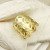 Hotel Supplies Electroplated Metal Gold Napkin Ring Towel Buckle Napkin Ring Napkin Ring Napkin Ring Ring Wholesale