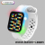 Cross-Border Cool Flashing Light LED Electronic Watch Colorful Lights Large Digital Display Rainbow Watch Student Children Led Watch