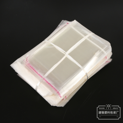 Large Rectangular OPP Ornament Department Store Data Cable Self-Adhesive Packaging Bag Transparent Plastic Flat Bag