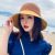 Hat Female Summer Straw Hat Sun Protection Hat UV Protection Bucket Hat Topless Hat Face-Covering Sun-Shade Hat Beach Sun Hat