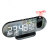 New LED Large Screen Radio Mirror Projection Alarm Clock Temperature and Humidity Display Photosensitive Electronic Clock Clock Gift