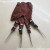Plastic Jack Wolfskin Gloves The Wolverine Gloves Scissor Hand Gloves Cosplay Toy Gloves