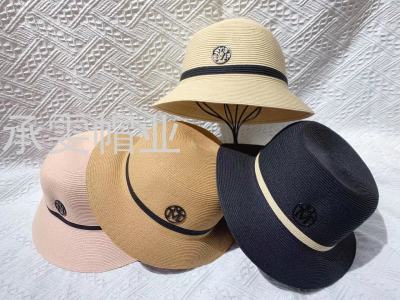 M Standard Fine Straw Hat Sun-Proof Sun Bucket Hat Beach Hat