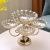 Fruit Plate Living Room Home Modern Creative Coffee Table Light Luxury Crystal Multi-Layer Glass Fruit Plate Household Storage Tray