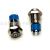 Metal Button Switch 16mm with Light Self-Locking Self-Recovery Metal Button Switch Button...