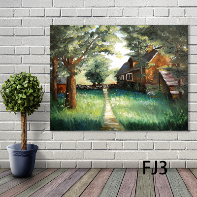 Living Room Restaurant Decoration Painting Modern Minimalist American Hallway Study and Bedroom Custom Hanging Painting Landscape Airbrush Painting