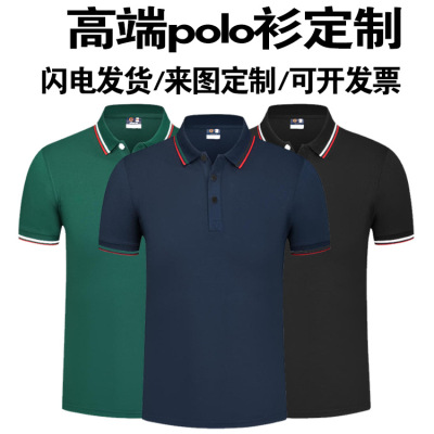 Summer New High-End Polo Shirt Custom Advertising Shirt Cultural Shirt Business Attire Work Clothes Casual Wear Printed Embroidery