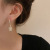 Japanese and Korean Long Vintage Pearl Earrings Women's Sterling Silver Needle Fashion Trending Light Luxury Earrings Niche Design Earrings