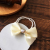 Gentle Bow Girl Hair Band Fairy Retro Debutante Style Tie Hair Rope Fresh Cute Pearl Hair Accessories 268