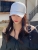 White Sequined Peaked Cap for Women Summer Sun-Proof Thin Big Head Circumference Sun Protection Baseball Cap Internet Famous Hat Spring and Autumn Fashion Tide