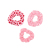Pink Small Flower Love Large Intestine Hair Ring New Simple Sweet Girl Hairtie