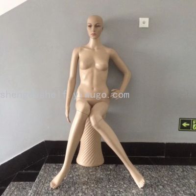 Female mannequin props display mannequin sitting mannequin