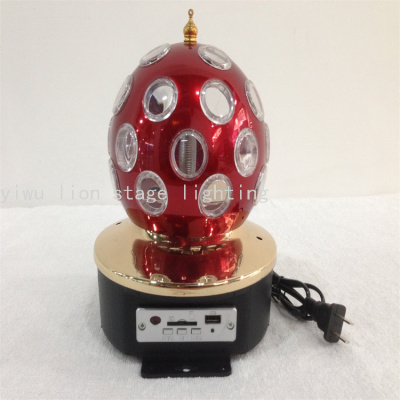Factory Direct Led Crystal Magic Ball Lamp Crown Rotating Ball Ktv Bar Atmosphere Lamp Flash Lamp Decorative Lamp