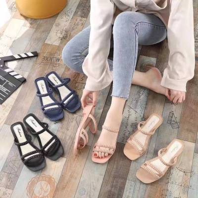 2022 New Wedge Sandals Women Outdoor Slippers Ins Internet Hot Sandals Slippers One Piece Dropshipping