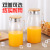 Household Stainless Steel Cover Filter Water Pitcher Acrylic Pc Cold Water Bottle Transparent Plastic Scented Teapot Juice Jug