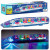 Light Music Transparent CRH Harmony Train Children's Toy Electric Universal Wheel Transparent Gear Concept Model Toy