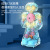 Electric Robot Transparent Gear New Wholesale Universal Walking Light Music Girl and Boy Children's Remote Control Toys