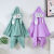 Hooded Cloak Infant Bath Towel Cloak Coral Fleece Cartoon Infant Bathrobe Bath