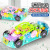 Transparent Toy Car Lighting Concept Electric Universal Music Gear Model Electric Car Car Principle Stall Supply