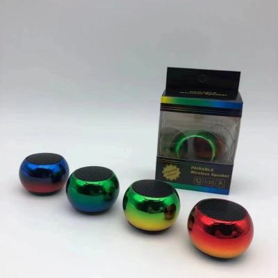 M3 Metal Colorful Wireless Bluetooth Speaker Bluetooth Audio M3 Colorful Audio TWS Mini Speaker